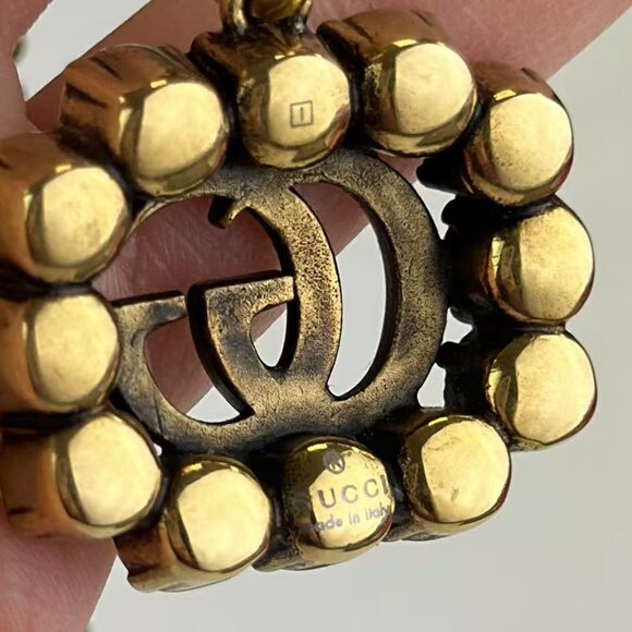 Gucci GG Logo Diamond Around Necklace - Picture 9 of 10